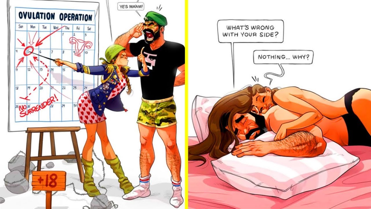 Artist Who Illustrates Everyday Life With His Wife Announces They’re Having A Baby
