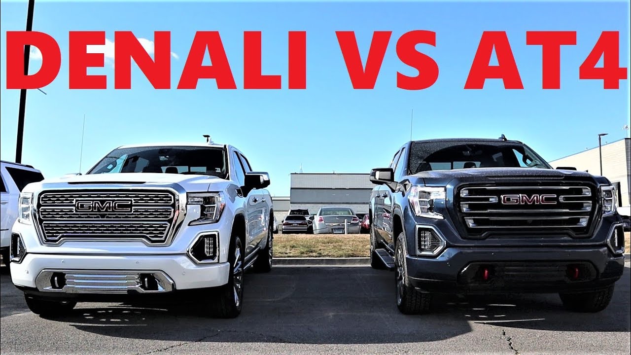 2020 GMC 1500 AT4 Vs 2020 GMC 1500 Denali: Which $70,000 GMC Sierra Is A Better Buy???