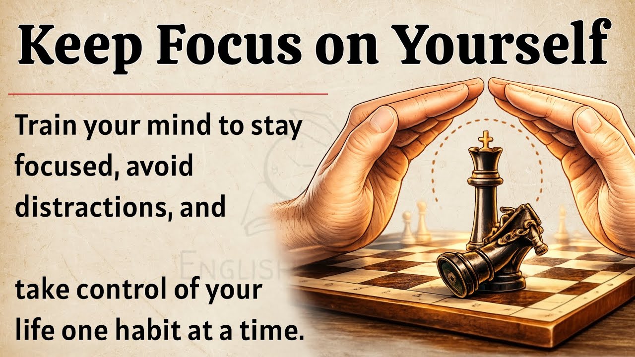 How to Keep Focus on Yourself | Graded Reader | Improve Your English Fluency ✅️ 