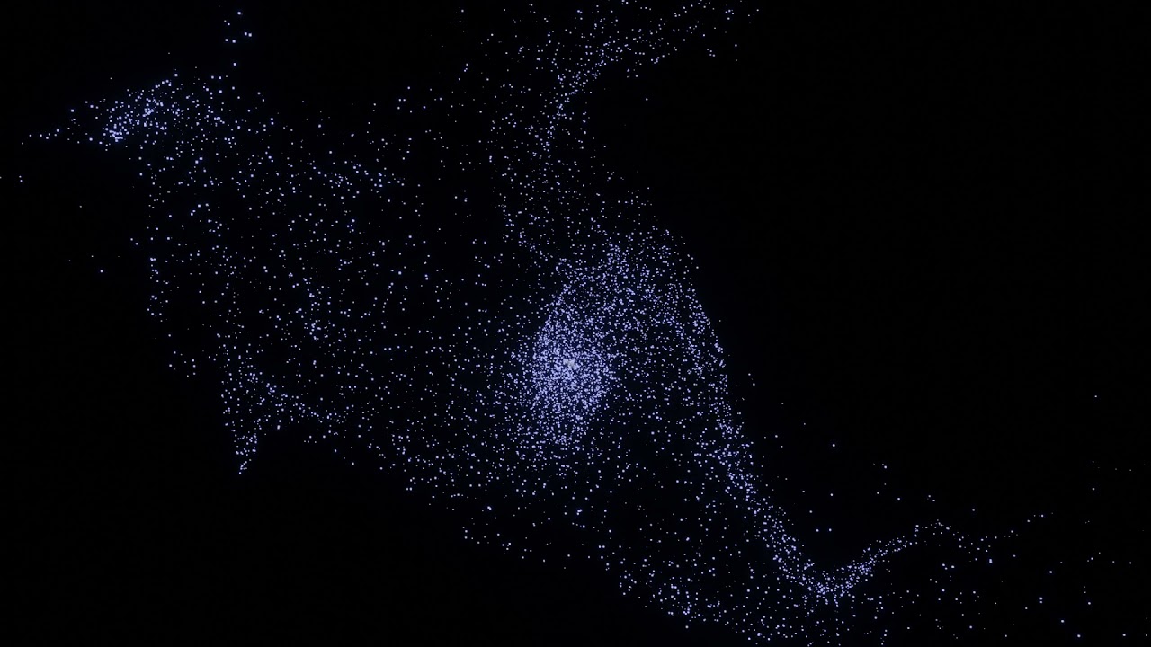 Glowing Particles Blender || CG MolTen ||