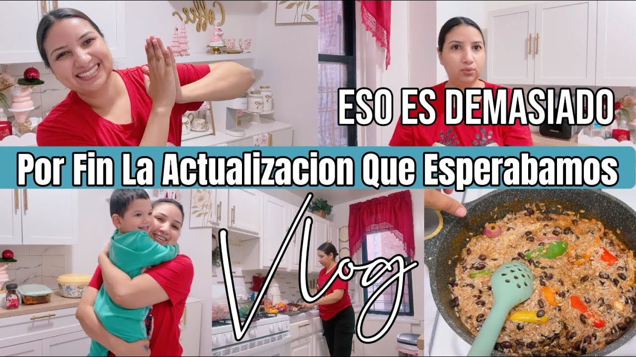 COCINEMOS JUNTAS/POR FIN LA ACTUALIZACION QUE ESPERABAMOS😍#vlogger 