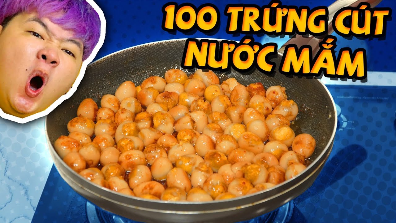 MAZK THỬ LÀM 100 TRỨNG CÚT RIM NƯỚC MẮM | MÓN ĂN TUỔI THƠ (Mazk Phá Phách #48)