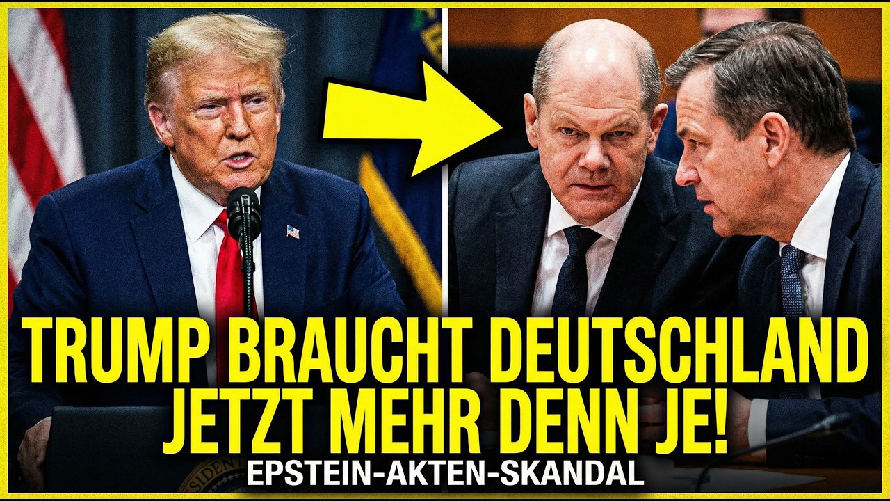 Trump braucht Deutschland jetzt mehr denn je! Epstein-Akten-Skandal