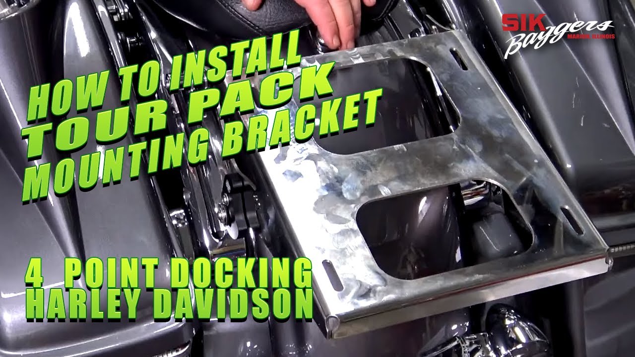 ⚡How To Install Tour Pack Mounting Rack On Harley 4 Point Docking System⚡
