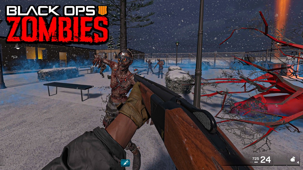 BLACK OPS 3 ZOMBIES: FROSTBITE GAMEPLAY (CUSTOM MAP)