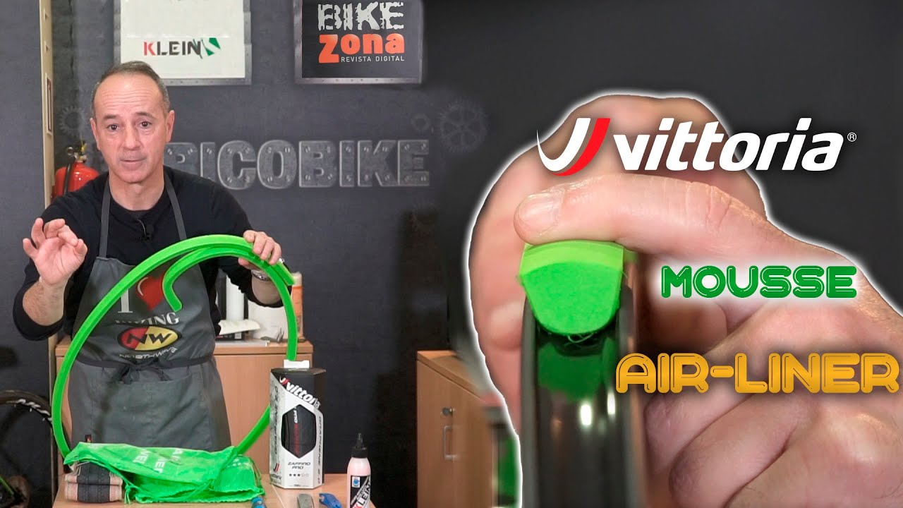 Instalación mousse específico para Gravel Vittoria Air-Liner