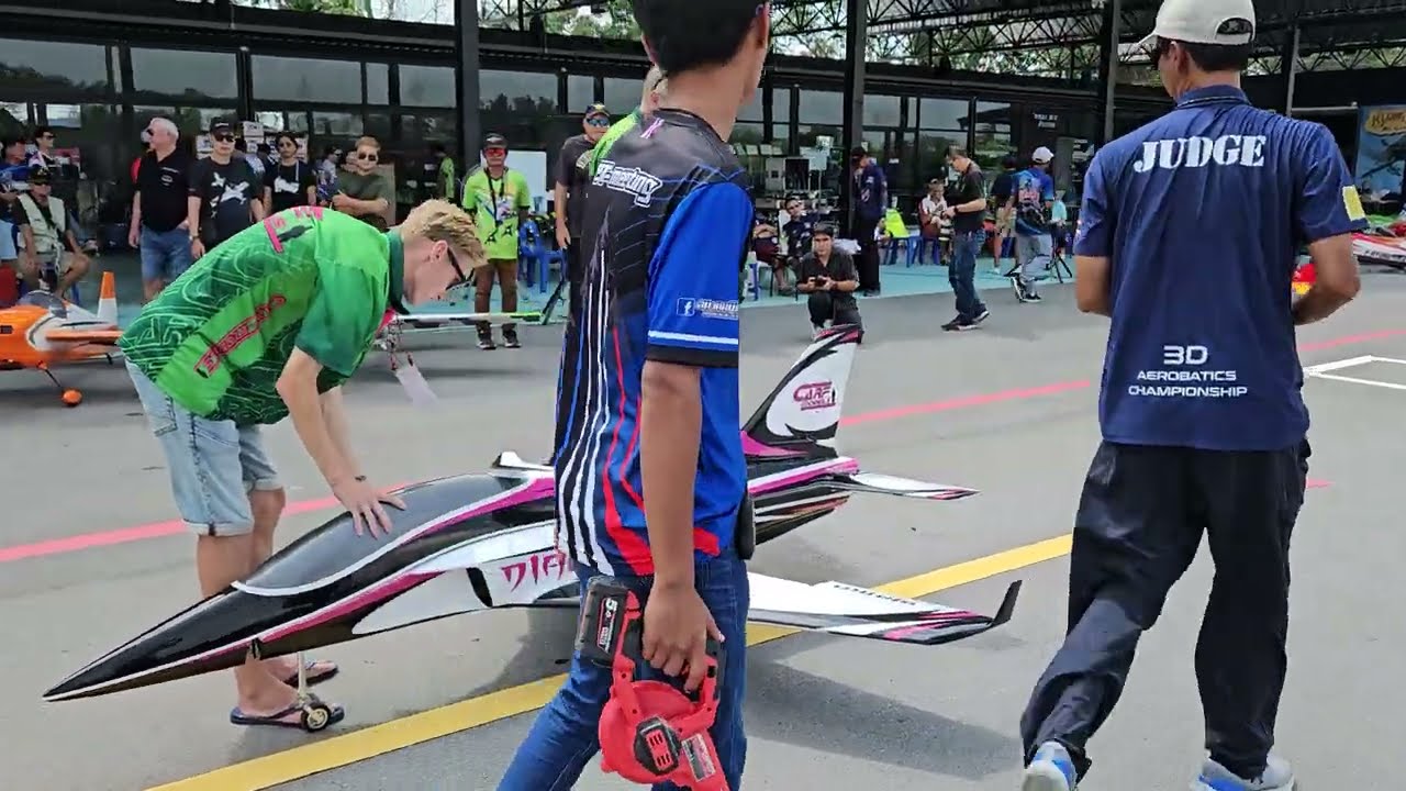 CARF Diablo Jet 3D with Vector trust Jet Meeting Thailand Klong 11 RC Club