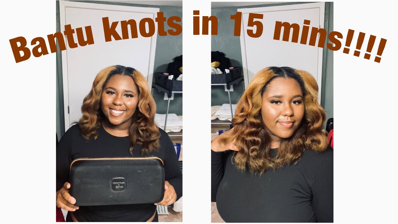 Get bantu knots in 15 mins using Topstyler from Instyler