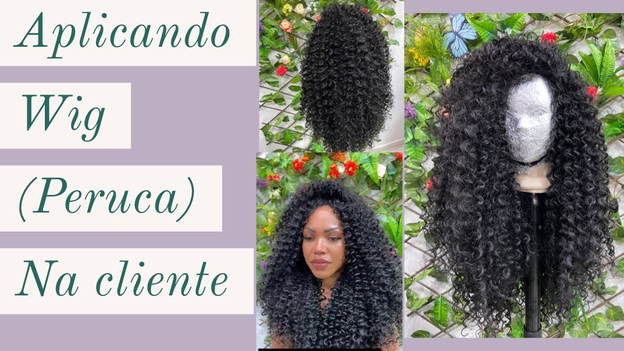 Aplicação de Wig (peruca) feita à mão