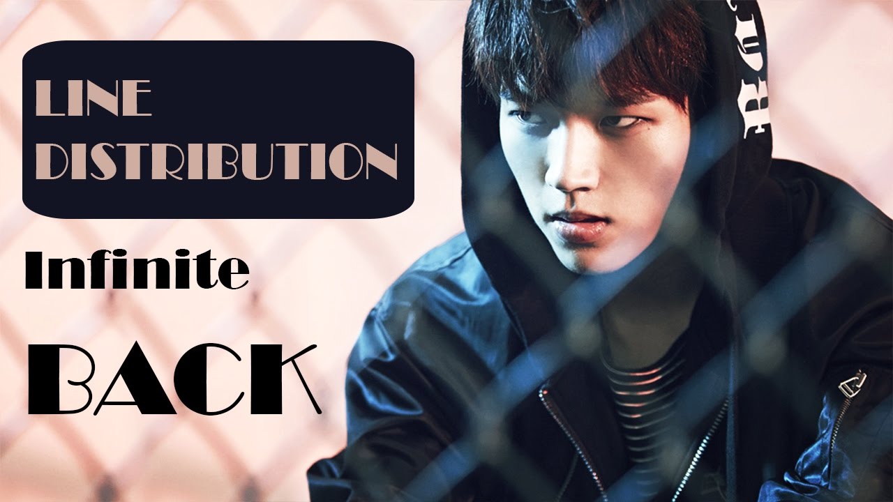 Infinite - 'Back' Line Distribution (Color Coded)