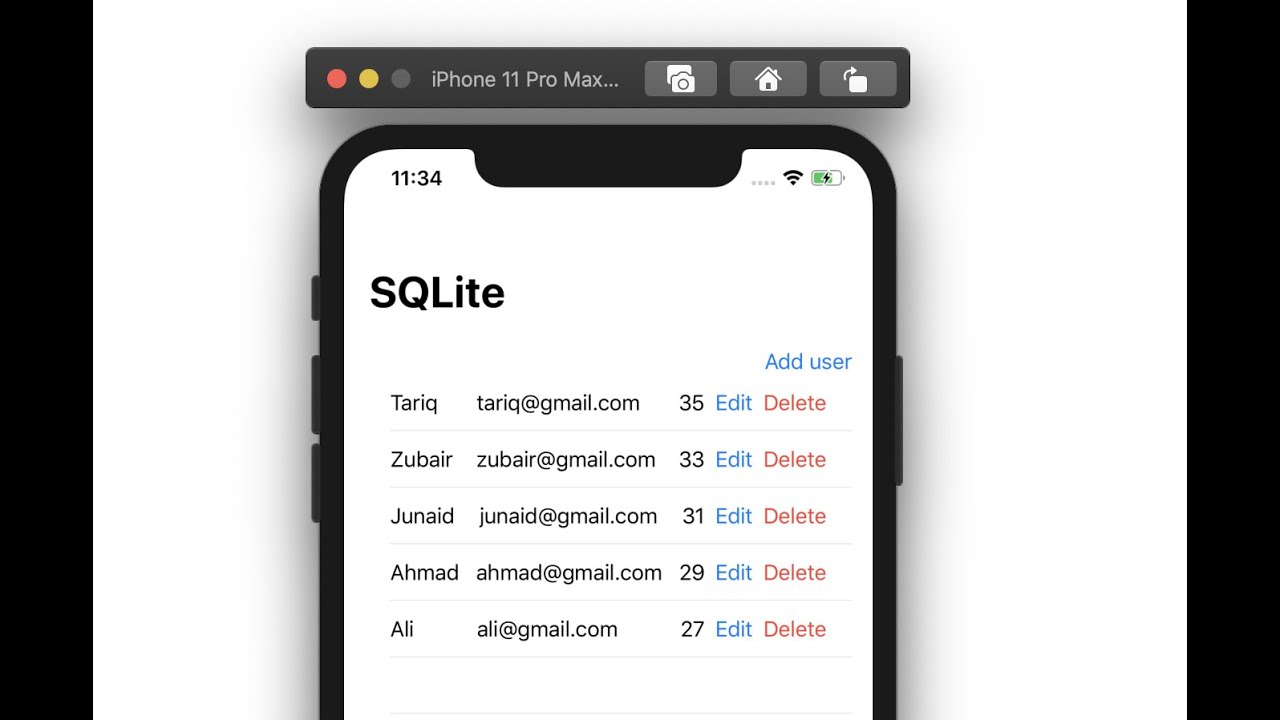 SQLite - Swift & Swift UI