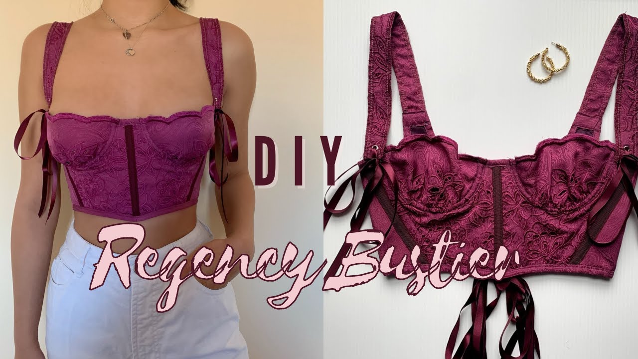 DIY Regency Bustier/ Pattern Available