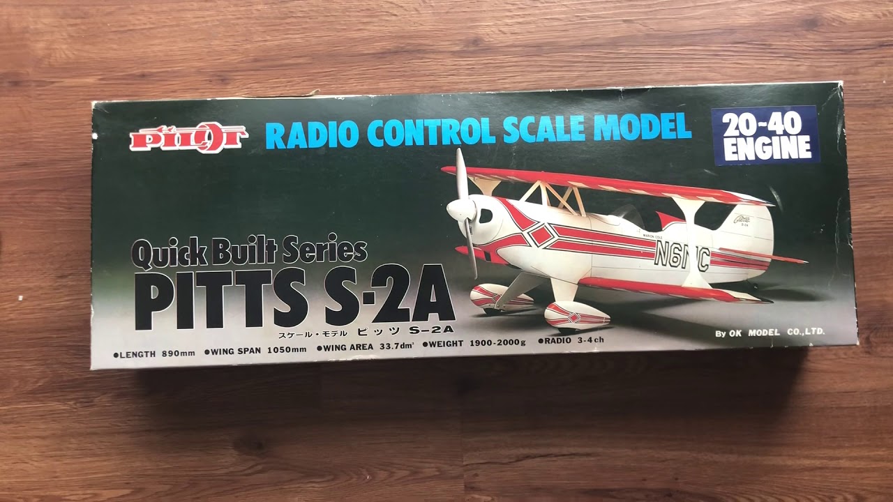 Pilot OK Model Pitts S-2A Kit unboxing