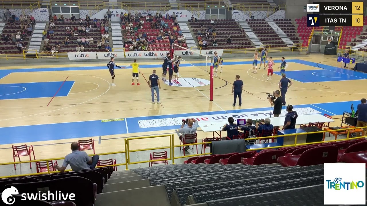 Trentino Volley livestream with Swish Live app