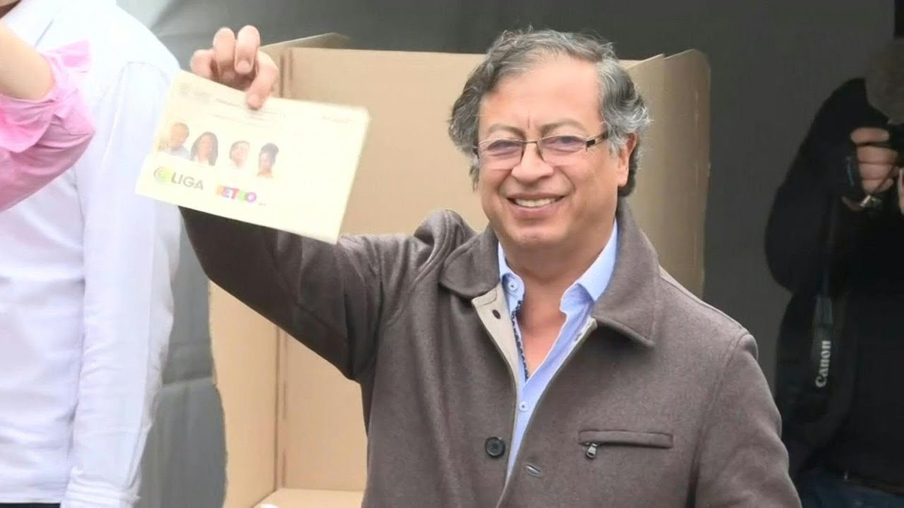 Colombia candidate Petro casts his vote in presidential election runoff | AFP