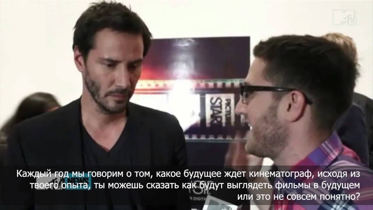 Keanu Reeves promoting Side by Side in New York City (RUS SUB)