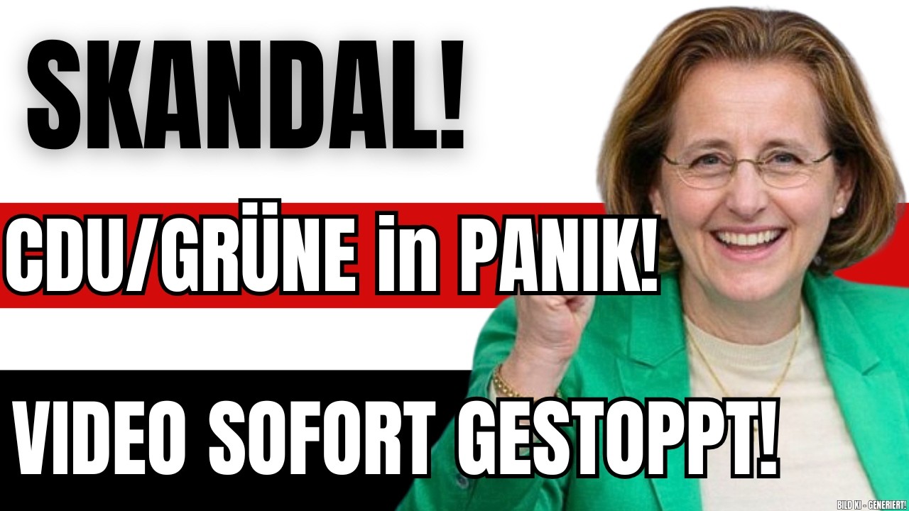 Dieses von-Storch-Video wollte man SOFORT stoppen &ndash; CDU & GR&Uuml;NE  in PANIK!