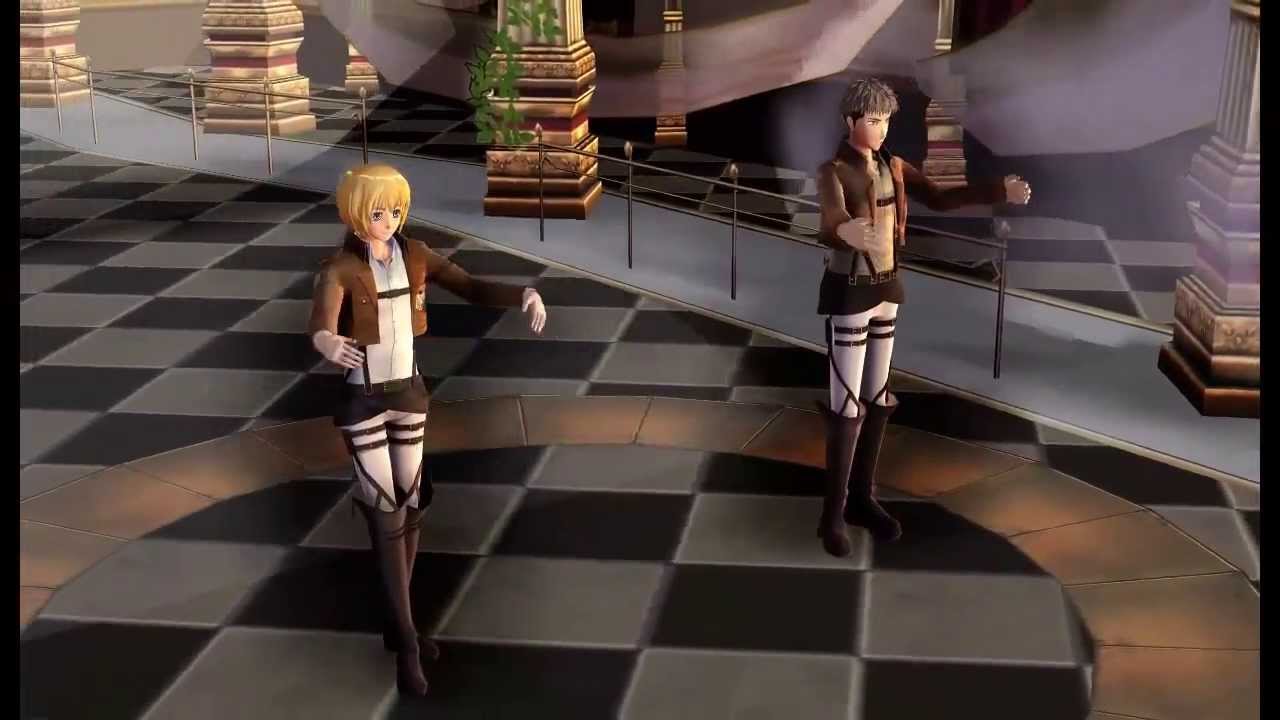 【MMD-SnK進撃の巨人】Cantarella - Jean x Armin