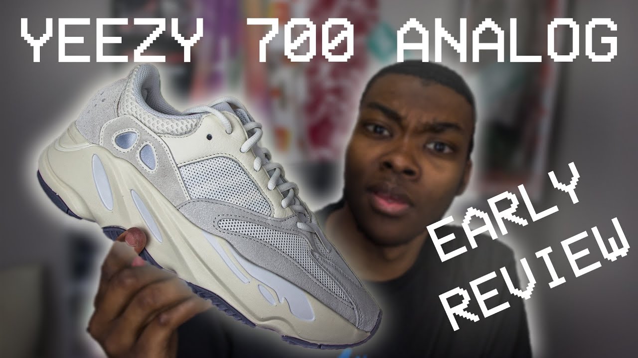 YEEZY 700 ANALOG EARLY IN HAND REVIEW + UV LIGHT TEST