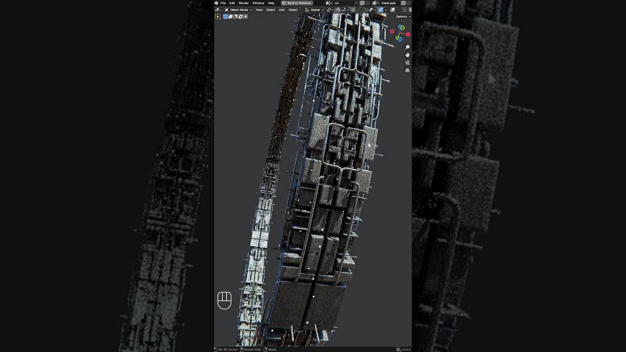 Ring Structure With Greeble Details #b3d #blender3d