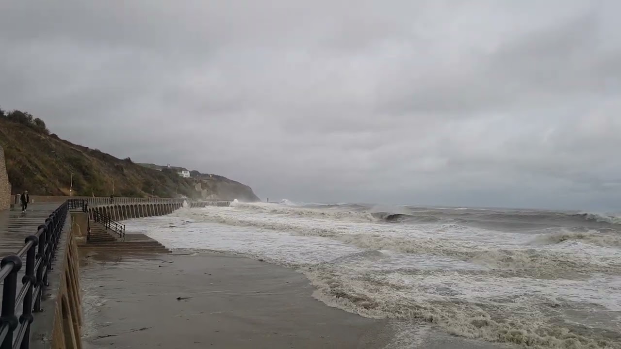 Post Storm Ciaran - Storm Surge - Folkestone, Kent, UK _ 02/11/2023.