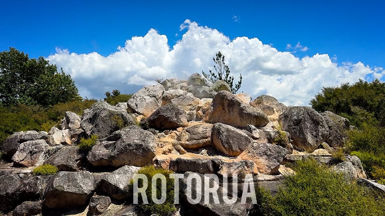 Rotorua Town Centre, Kuirau Park & Hamilton Gardens | Cinematic NZ Vlog