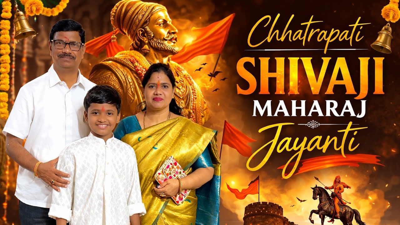 Chhatrapati Shivaji Maharaj Jayanti 2026 Celebration | Family Vlog | #shivajimaharajjayanti