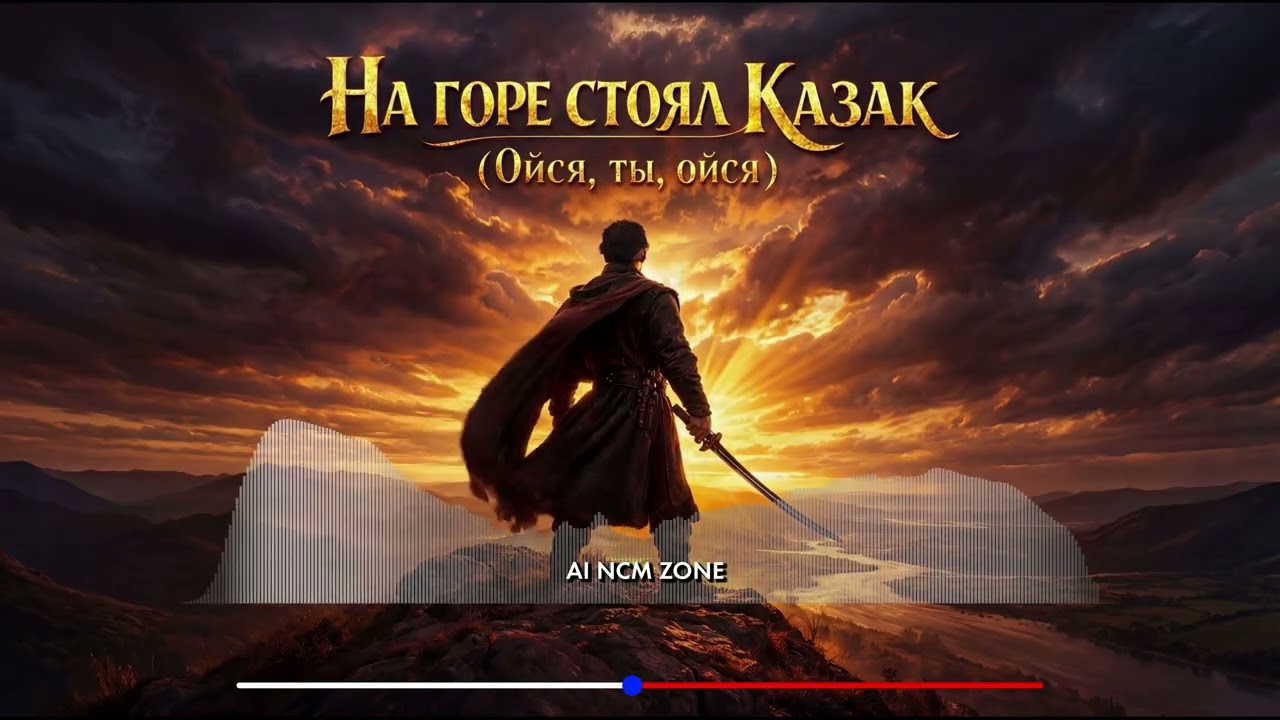 НА ГОРЕ СТОЯЛ КАЗАК (ОЙСЯ, ТЫ, ОЙСЯ) (LYRICS) | Russian Folk / Slavic | AI NCM Zone