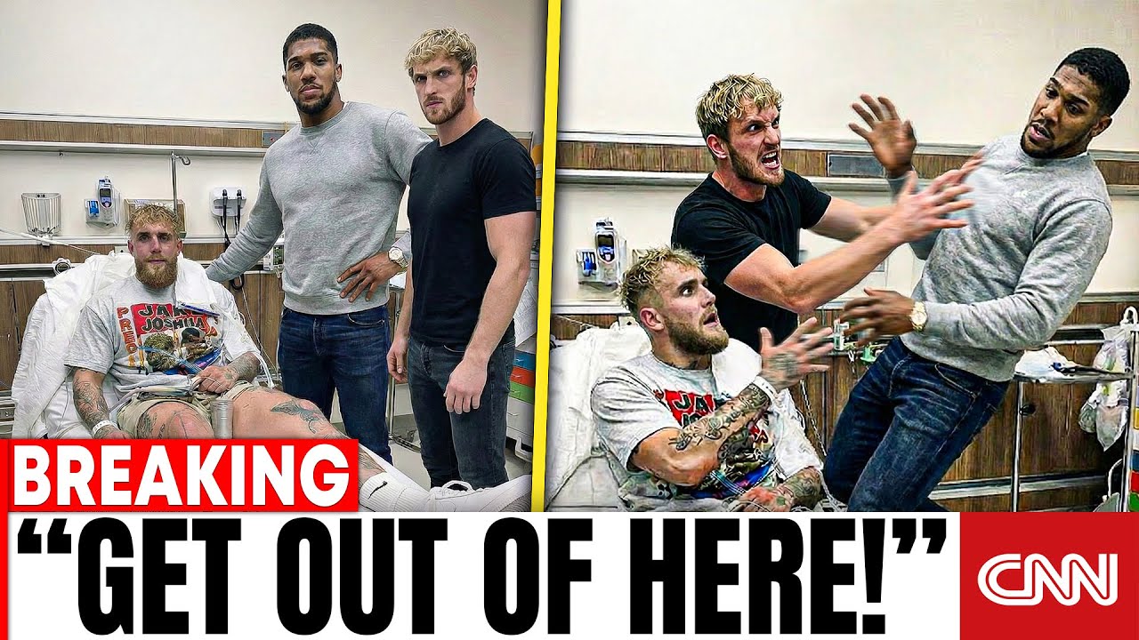 SHOCKING SCENE! Logan Paul FORCES Anthony Joshua OUT After Surprise VISIT TO SEE Jake Paul!