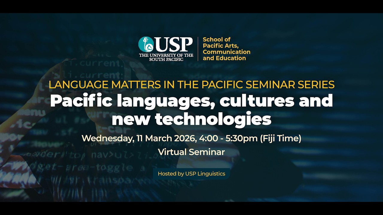 Language Matters in the Pacific: Pacific languages, cultures and new technologies