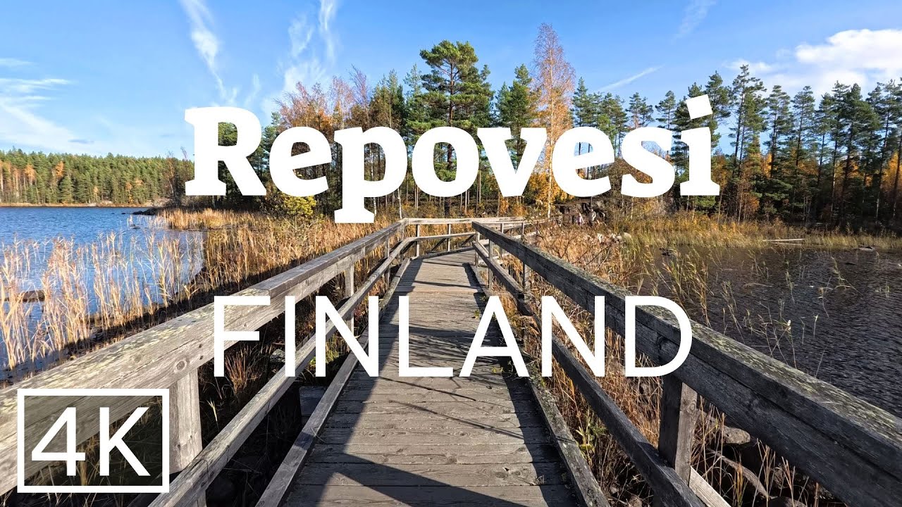 Exploring the Beautiful Repovesi National Park in Kouvola, Finland | Walk With Me | 4K