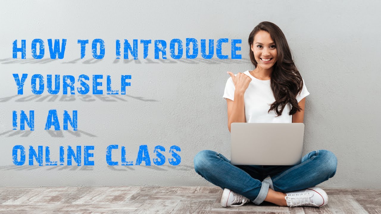How can you post a good introduction about yourself in an online course