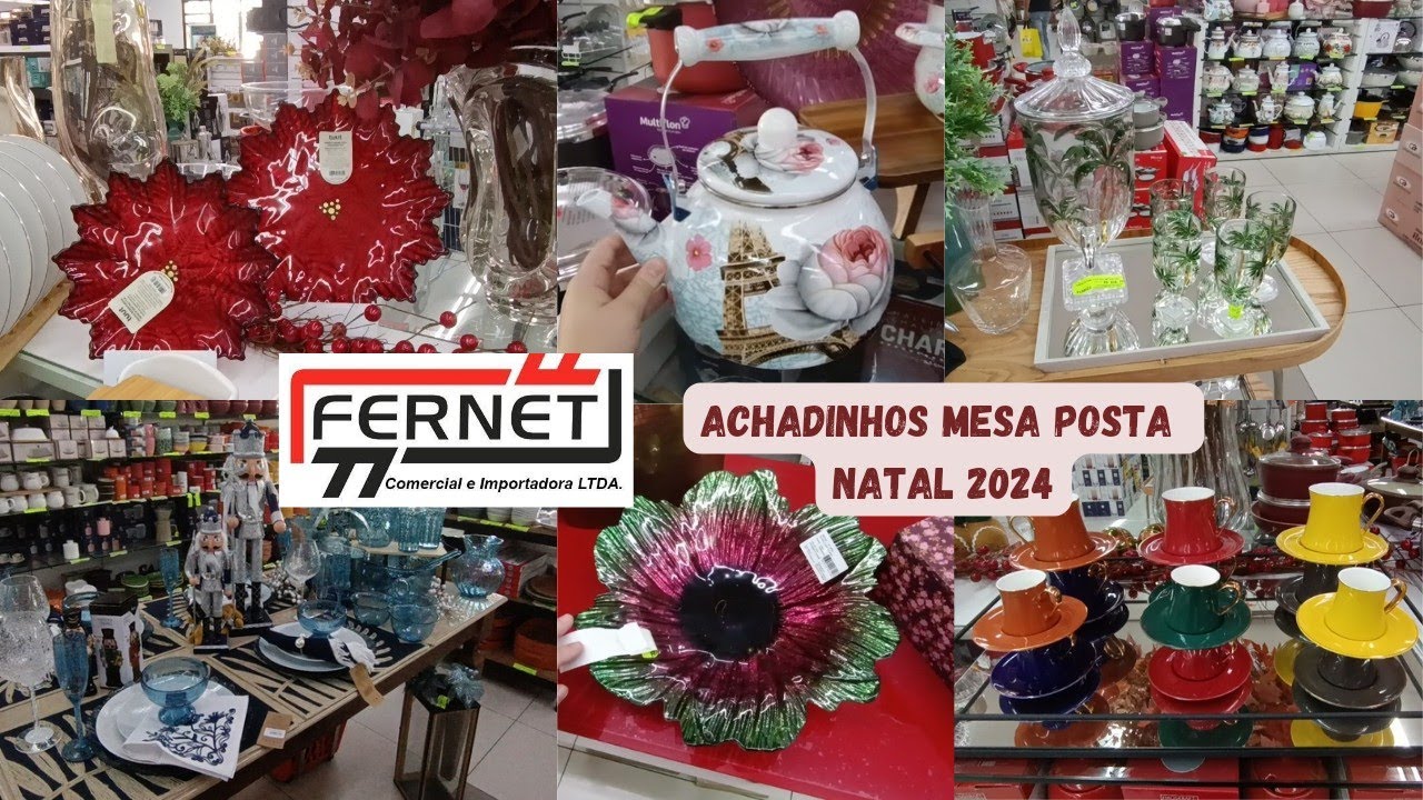 Achadinhos de mesa posta Fernet Pari