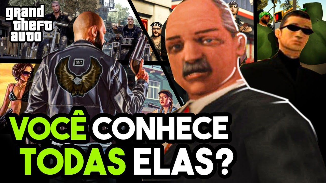 10 GANGS DO GTA