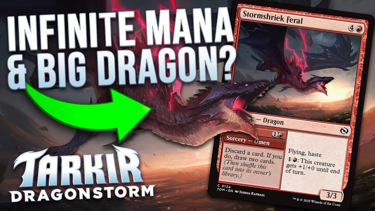 PERFECT for Pauper Goblins! Stormshriek Feral + Tarkir Dragonstorm (MTG TDM) | Magic Moggwarts Combo