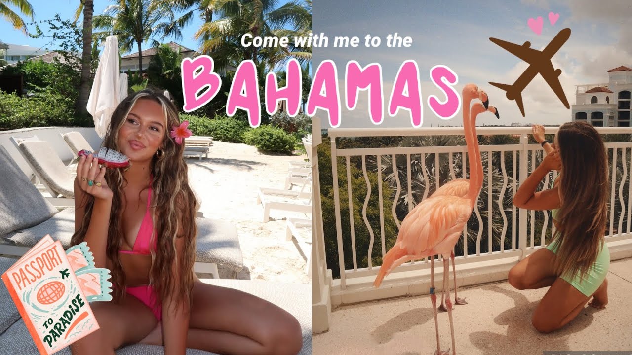 VLOG| COME WITH ME TO THE BAHAMAS! YOGA WITH FLAMINGOS, POOL PARTY, GRAND HYATT BAHA MAR NASSAU pt.1
