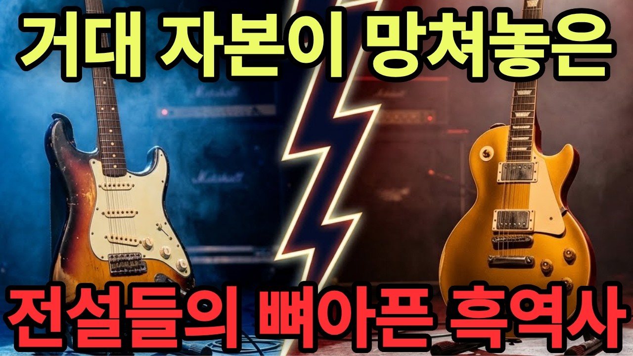 펜더 vs 깁슨, 치열했던 70년 전쟁 히스토리, 과연 승자는?
