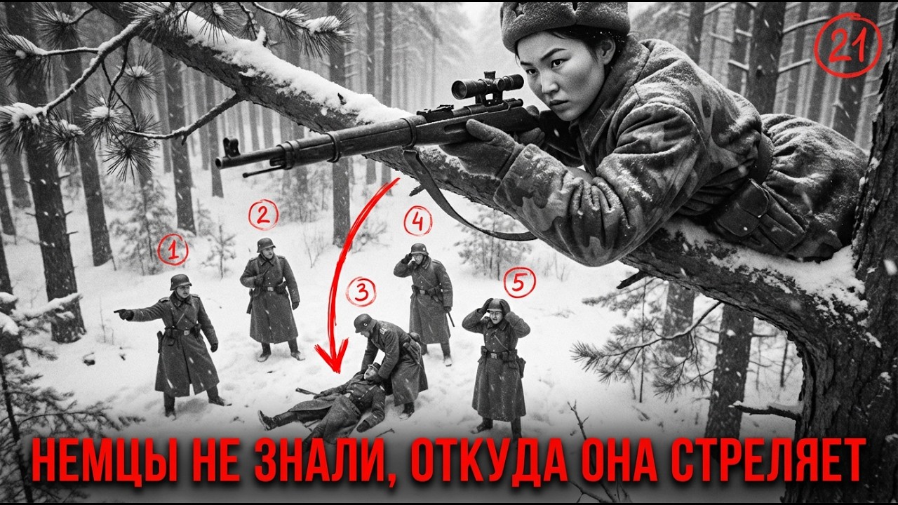 НЕМЦЫ ИСКАЛИ ЕЁ 21 ДЕНЬ И НЕ НАШЛИ: Казашка-снайпер которой официально НЕ СУЩЕСТВОВАЛО