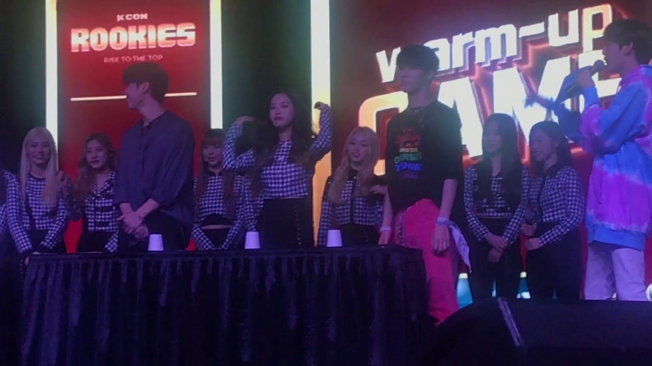 Kcon LA 2019 Rookies ATEEZ AB6IX and LOONA Warm-Up Game 190816