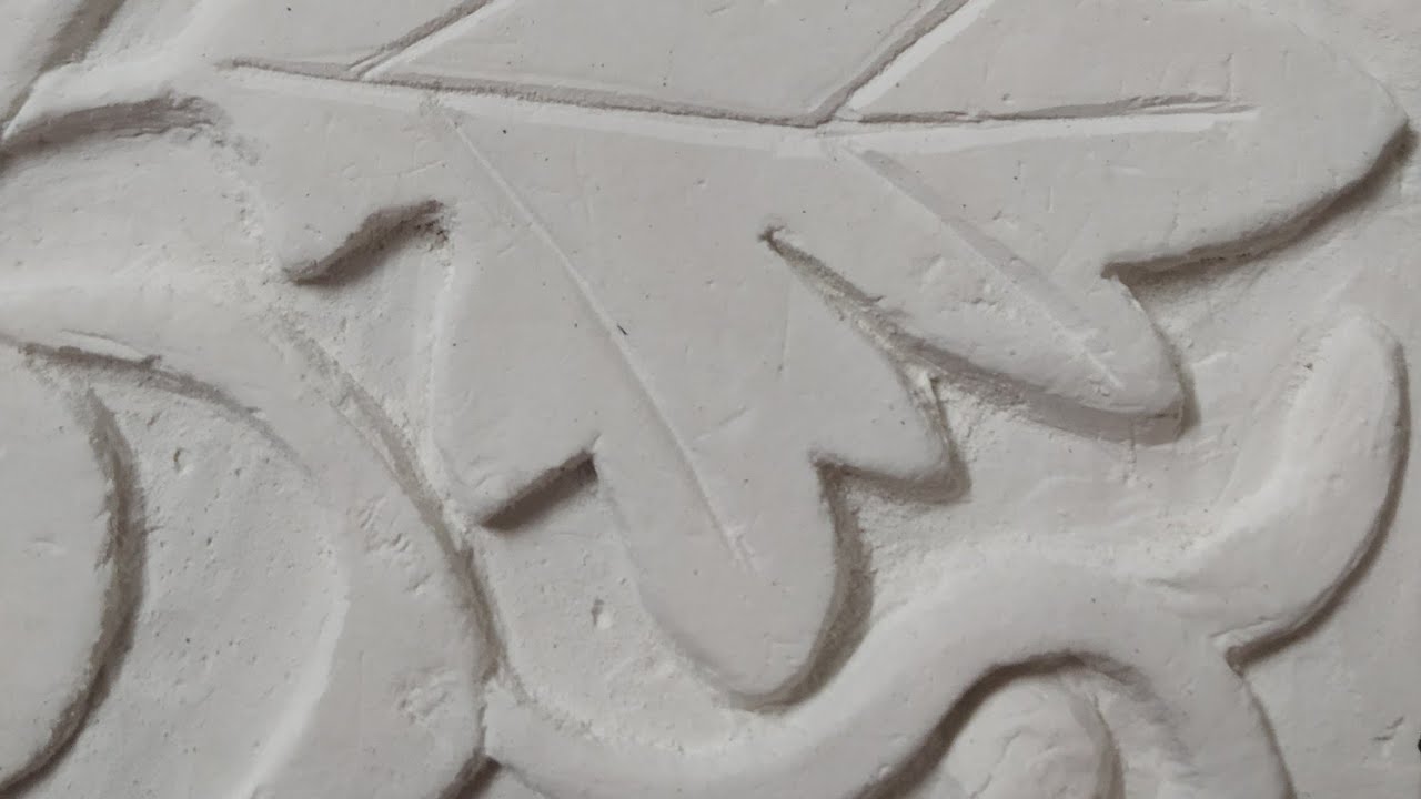 #43, plaster carving