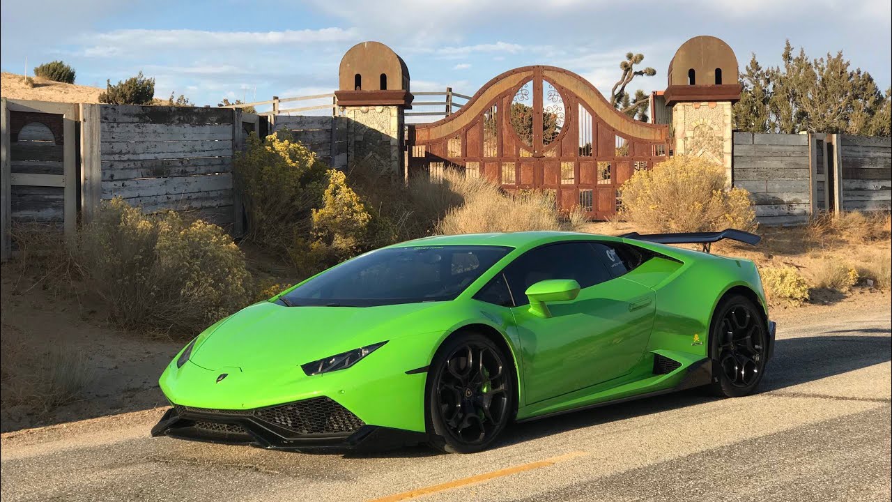 Racing My Lamborghini Across The Desert! *Didn’t Go As Planned*
