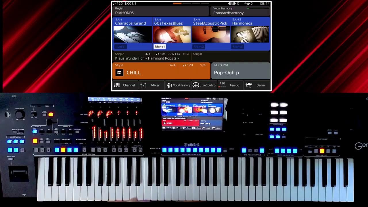 Yamaha Genos 2 - Ambient Chill, making your own style.