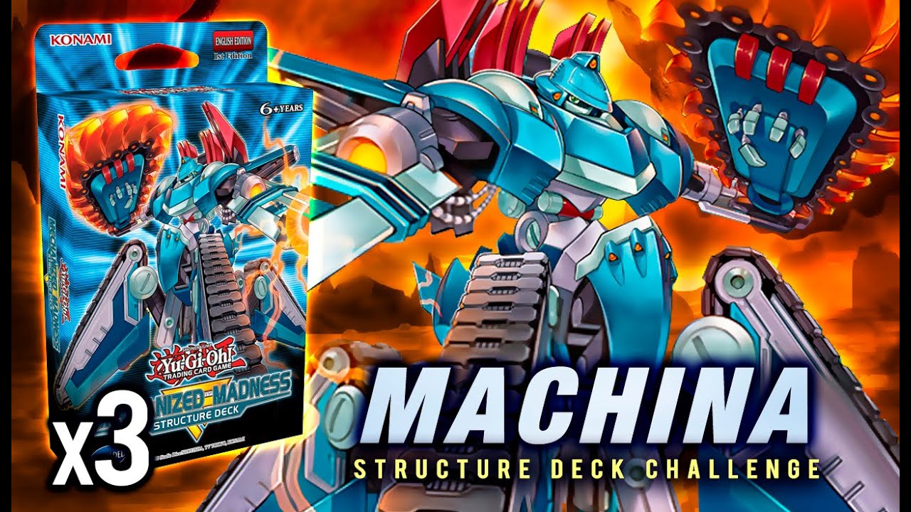 Deck MACHINA + Análisis 📈 | 💲30 Structure Deck Mechanized Madness x3