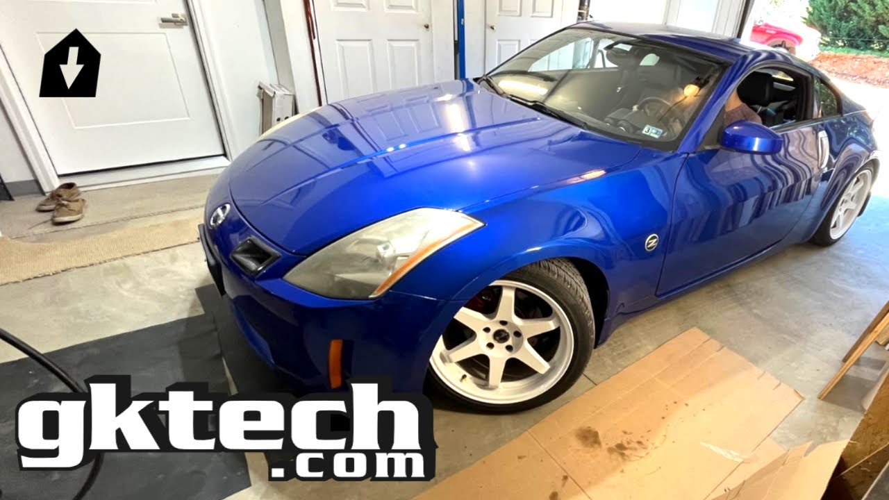 350z gktech Angle Kit Install