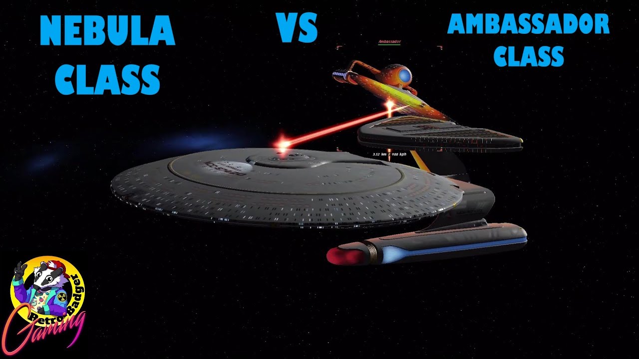 Nebula Class VS Ambassador Class | Star Trek Ship Battles | Bridge Commander |