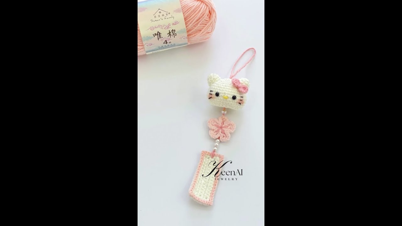 Kitty wind chime assembly video
