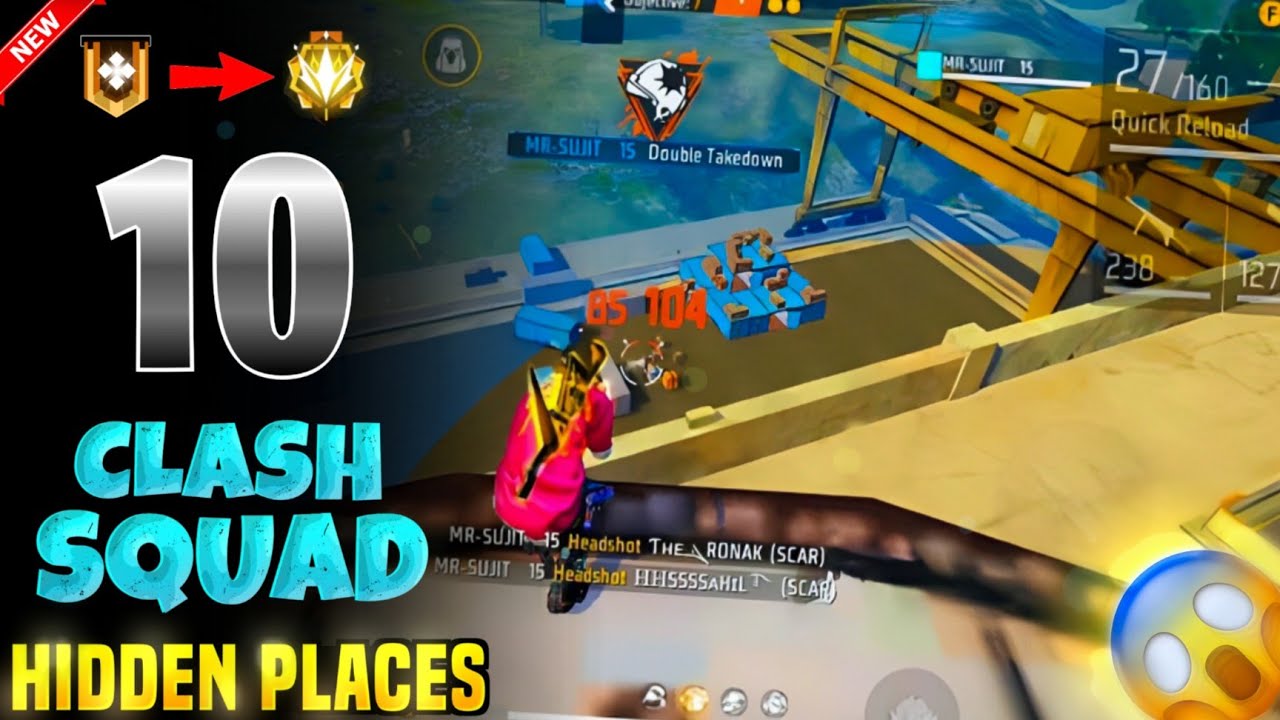 TOP 10 HIDDEN PLACES IN CS RANK BERMUDA MAP | GAMING WITH IDEA