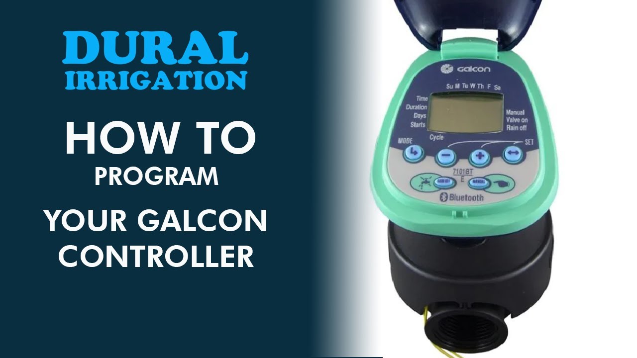 How to program your galcon controller