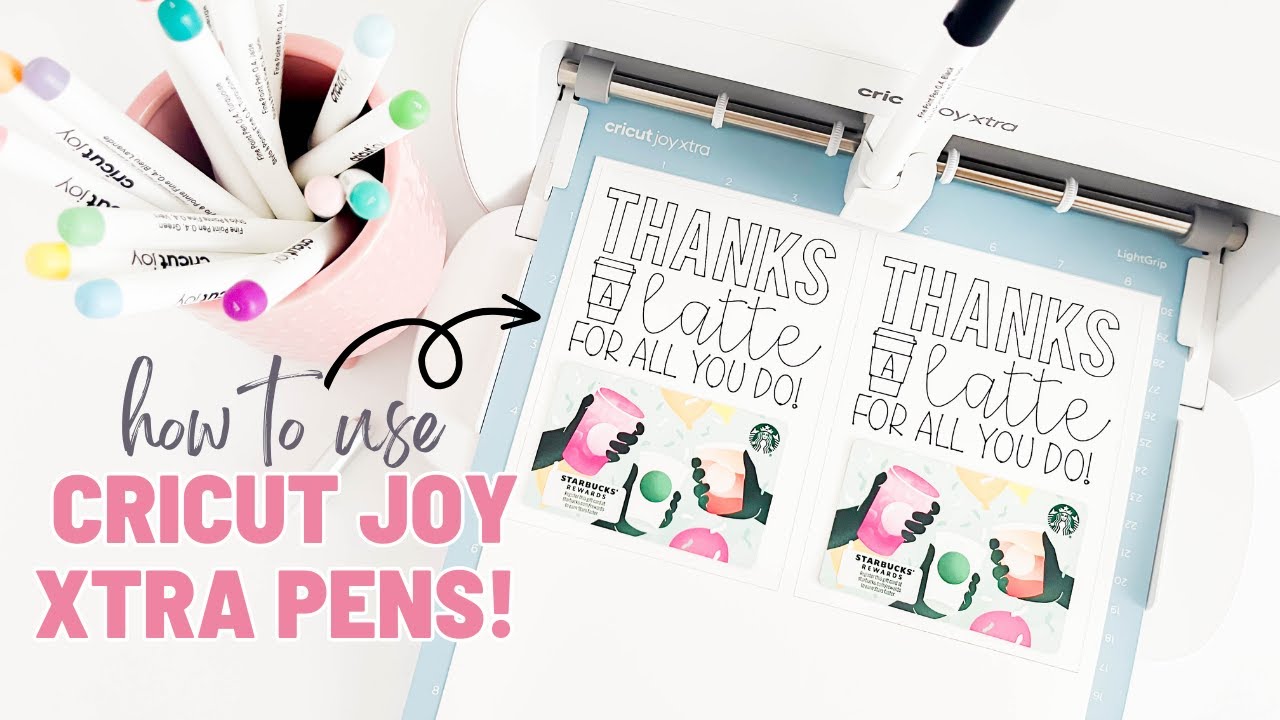 Drawing With Cricut Joy Xtra Pens | How To Insert Cricut Pens & Draw!