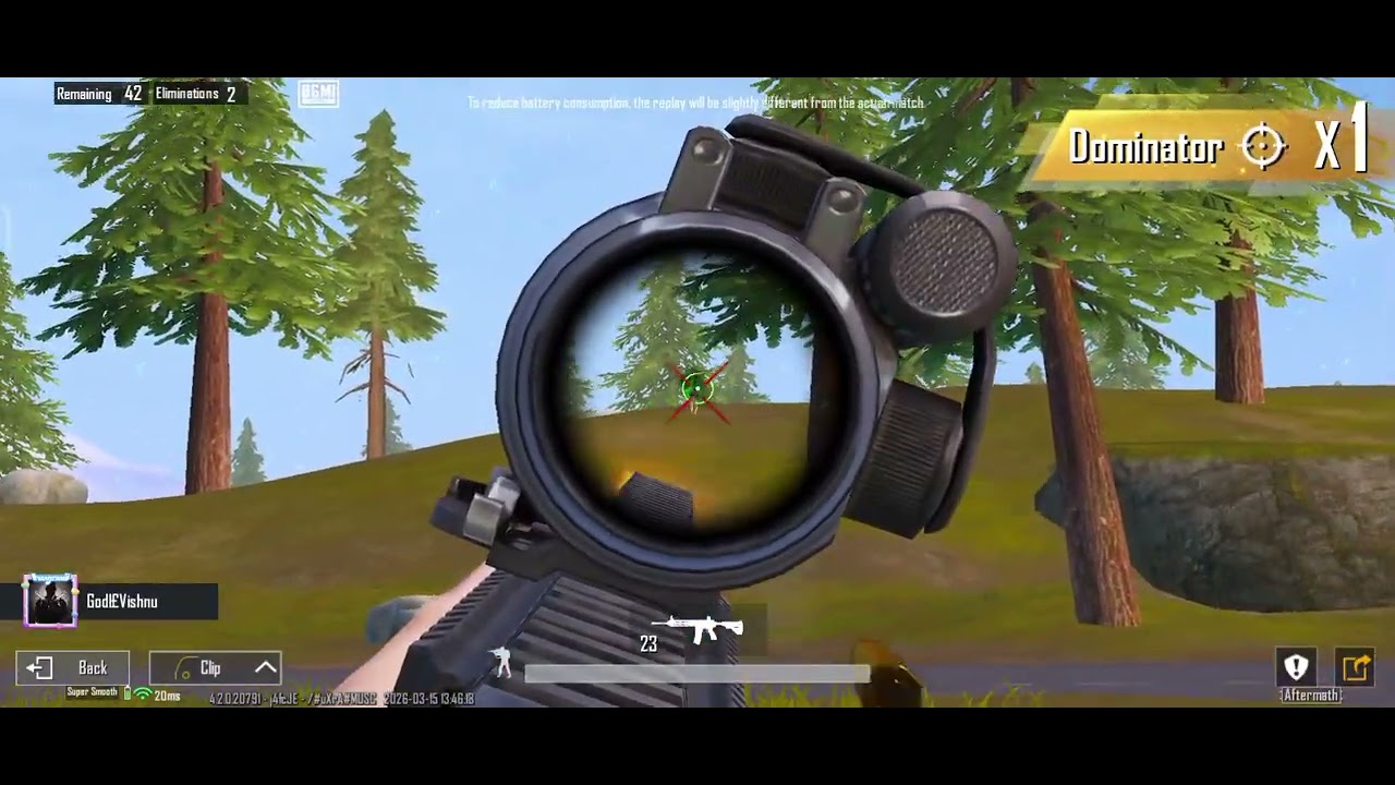 Aftermath में 10 eliminations… lobby साफ! 😎